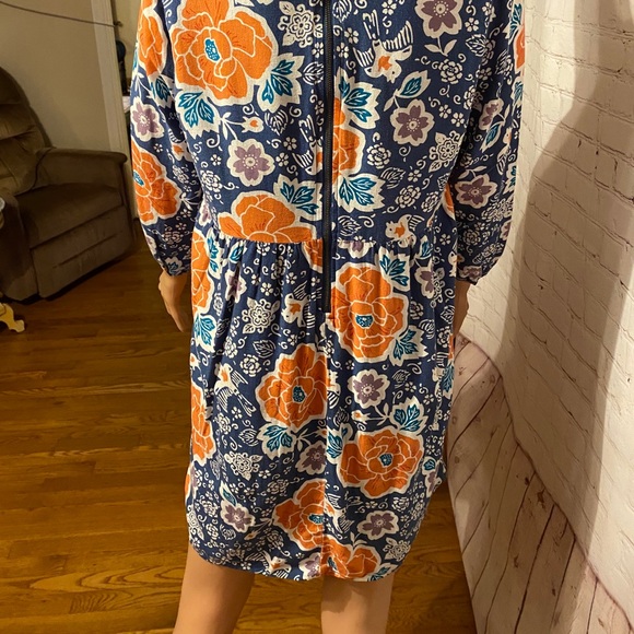 Old Navy floral and bird unique boho dress size medium - Picture 5 of 16
